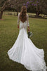 Espalda del vestido de novia Pierlot